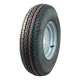 Luchtband + wiel 4.00-10 KT-715 4PR + 3.50Bx10H2 ET-2.1 60/100/4 63 N staal zilvergrijs