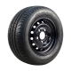 Luchtband + wiel 195/60 R12C R701 M+S + 5½Jx12H2 ET30 67/112/5 104/102 N staal zwart
