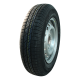 Luchtband + wiel 155/80 R13 Kargomax XL ST-4000 M+S + 4Jx13H2 ET30 57/100/4 84 N staal zilvergrijs