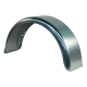 Spatscherm enkel as staal 240mm x 800mm rond model