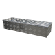 Gereedschapskist aluminium lxbxh 950x320x190mm kofferslot