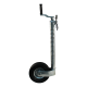 Steunwiel geribd Ø48mm 220x70mm stalen velg