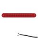3e remlicht opschroefbaar 0.5m kabel, 2 x 1mm² open eind 225x28x13mm 12-24V DC