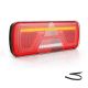 Achterlicht LED rechts 2000mm kabel remlicht dynamisch knipperlicht mistlamp achteruitrijlamp neon-achterlicht lengte driehoek IP67 12/24 V Lavaflow