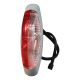 Contourlamp Aspöck Flexipoint II rood / wit DC kabel 250mm