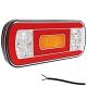 Achterlicht 100cm LED universeel kabel remlicht knipperlicht mistlicht neon-achterlicht rechthoek reflector 12/24 V Lavaflow