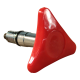 Draaiknop rood Fulcro handpomp PMS 12-25-45