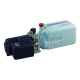 Hydr. compactaggregaat DC12V-1,6KW 8.0L kunststof tank , bediening niet inbegrepen