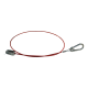 Breekkabel 1200mm rood gaffel met pen