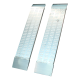 Set oprijplaten recht aluminium 1500 x 315 opleglip ( L standaard )
