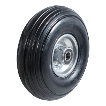 Los wiel 260 mm standaard rubber op stalen velg, 200 kg