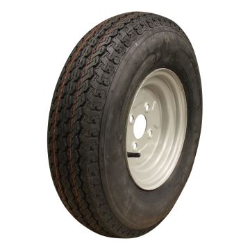 Luchtband + wiel 5.00-10 KT-715 6PR + 3.50Bx10H2 ET-2.1 60/100/4 79 N staal zilvergrijs