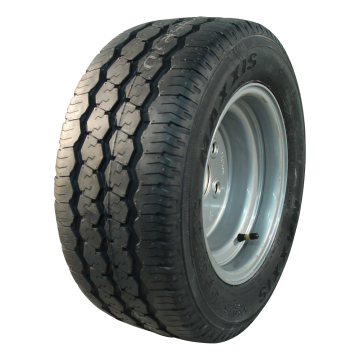 Luchtband + wiel 195/55 R10C Trailermaxx CR-966 + 6.00x10H2 ET-4 94/140/5 98/96 P staal zilvergrijs