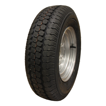 Luchtband + wiel 145 R10C Trailermaxx CR-966 M+S + 3.50Bx10H2 ET23,5 60/100/4 84/82 N staal zilvergrijs