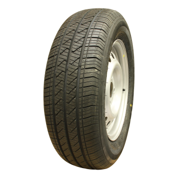 Luchtband + wiel 175/70 R13 AW-414 XL M+S + 4Jx13H2 ET30 57/100/4 86 N staal zilvergrijs