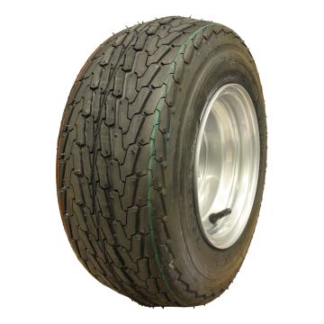 Luchtband + wiel 18.5x8.50-8 KT-705 6PR + 7.00Bx8H2 ET-2 60/100/4 78 N staal zilvergrijs