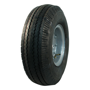 Luchtband + wiel 6.00-9 V-7761 10PR + 4.00E-9 ET0 67/112/5 staal, grijs