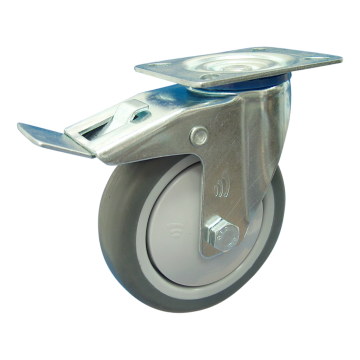Zwenkwiel geremd 125mm serie 19 ᠆ 12