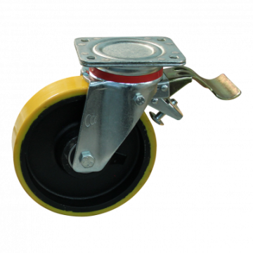 Zwenkwiel geremd 150mm serie 28 ᠆ 17