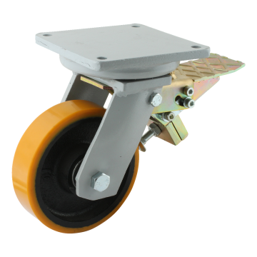 Zwenkwiel geremd 200mm serie 28 ᠆ 20
