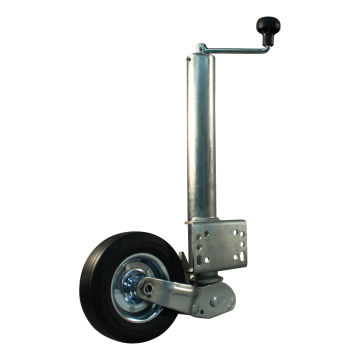 Steunwiel automatisch opklapbaar 200x60mm Ø60 stalen velg