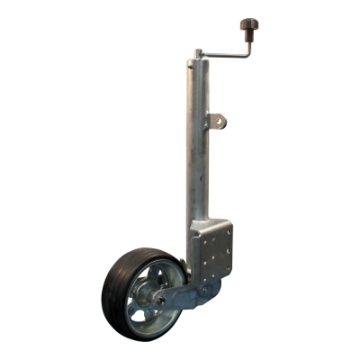 Steunwiel automatisch opklapbaar Ø60mm Ø230x80mm stalen velg