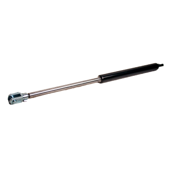 Gasdrukveer (G) 14-28 250 615 1250N cilinder met UV lak gitzwart RAL 9005