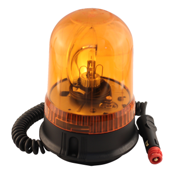 Zwaailamp halogeen 12V 55W oranje magneetvoet