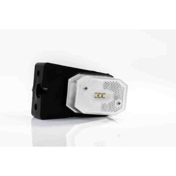 LED markeringslicht wit | 12-24V | 50cm. kabel