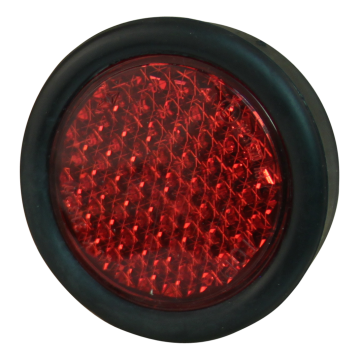 Reflector Ø rood opschroefbaar Ø67 / 50