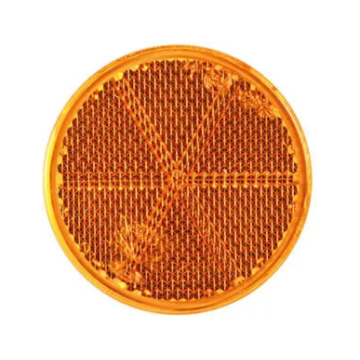 Reflector Ø oranje plakmontage Ø60