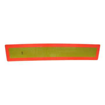 Markeringsbord opleggers >3500kg 1132mm x 197mm geel met rode rand