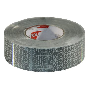 Markeringssticker opleggers >3500kg 50mm x 50mtr wit