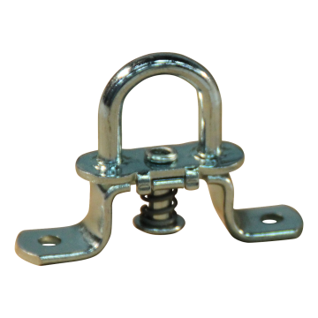Draaisluiting TIR met rvs veer verzinkt voor zeilring 42x22mm