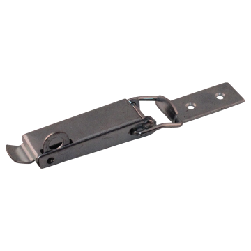 Eierkistsluiting met haak , 130mm x 30mm , inclusief slothaak haaklengte 64mm