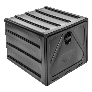 Gereedschapskist kunststof Stabilo®-box 600-2, draaisluiting met slot, lxbxh 600x500x650mm