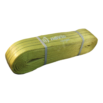 Hijsband met lus 3 ton geel 6 m