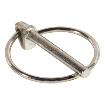 Borgpen met ronde clip verzinkt Ø8mm 48mm