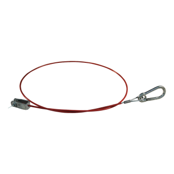 Breekkabel 1200mm rood gaffel met pen