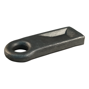 Trekoog plat , volmateriaal 18000kg Ø50mm EU keur
